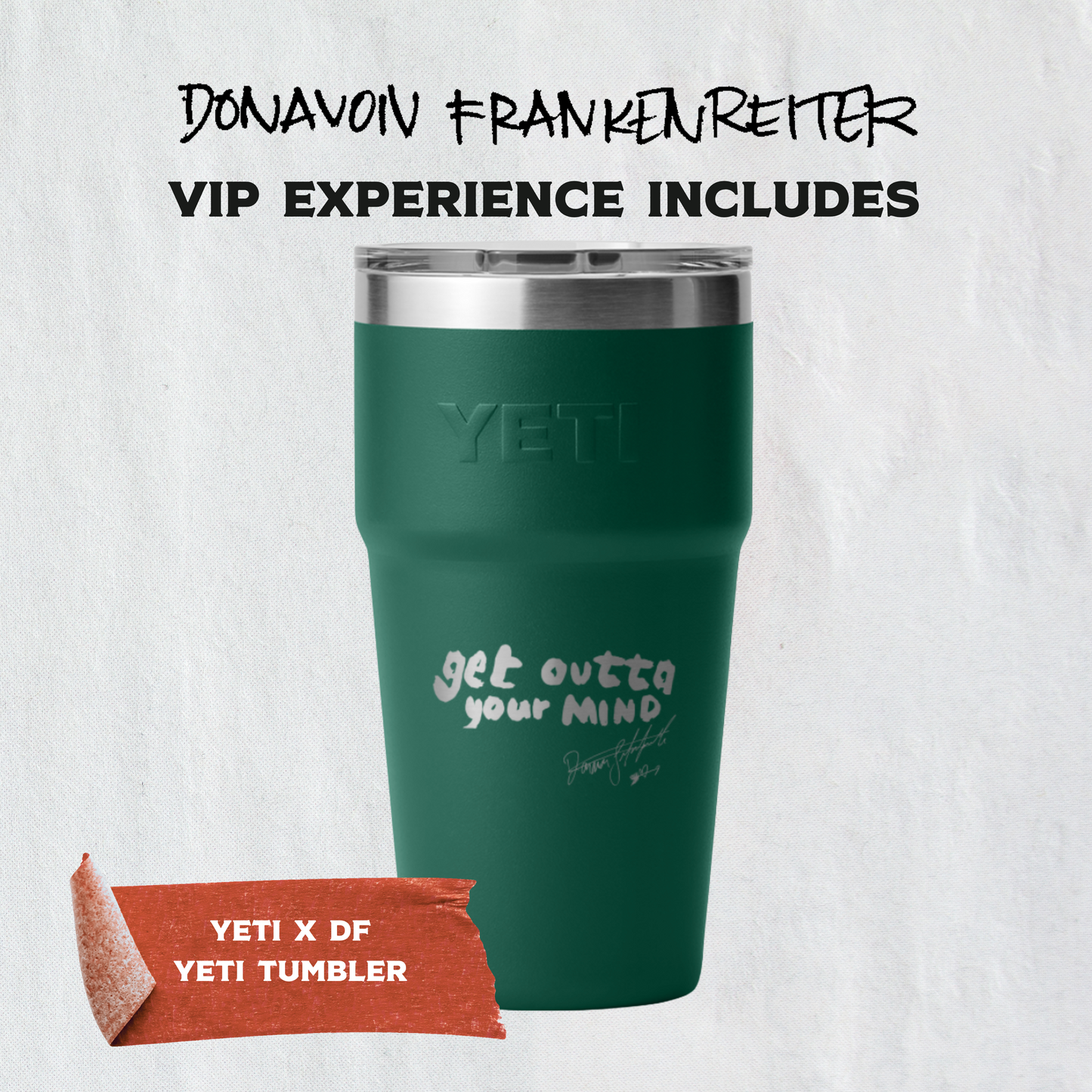VIP EXPERIENCE w/ Debut Album on Vinyl + Yeti!
