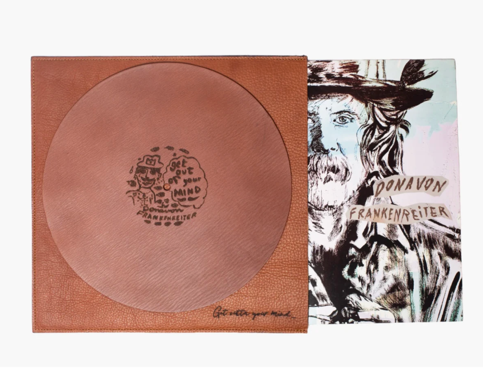 Donavon x Lejon Leather Turntable Mat